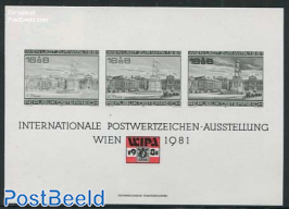 WIPA 1981 s/s (no postal value)