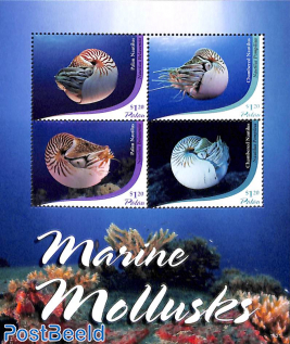 Marine mollusks 4v m/s