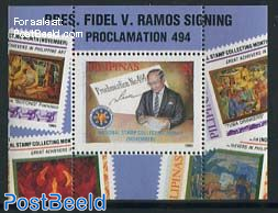 Stamp collecting month s/s