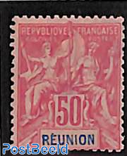 50c, Stamp out of set, without gum