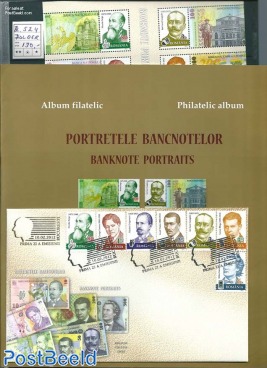 Portraits on banknotes, Special folder with imperforated s/s