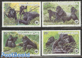 WWF, mountain gorilla 4v