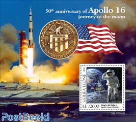 50th anniversary of Apollo 16 journey to the moon