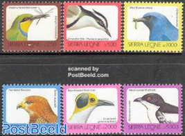 Definitives, birds 6v (with year 2002)