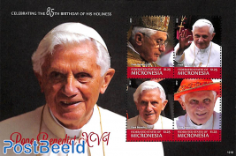 Pope Benedict XVI 85th birthday 4v m/s