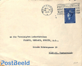 Letter to Austria with NVPH No. 312
