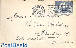 Letter to Germany with NVPH No. 268