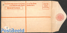 Registered envelope 3d, 152x96mm