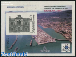 EXFILNA, Special sheet (not valid for postage)