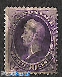 90c, used, Stamp out of set