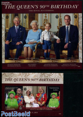 The Queens 90th Birthday 2 s/s