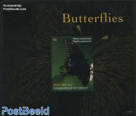 Mayreau, Butterflies s/s