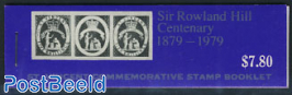 Sir Rowland Hill booklet (contains pairs with def.