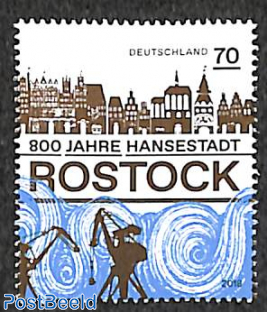 800 years Hansestadt Rostock 1v
