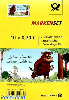 Grüffelo foil booklet