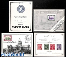 4 exhibition sheets  (not valid for postage)