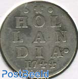 Holland, 2 Stuiver 1744