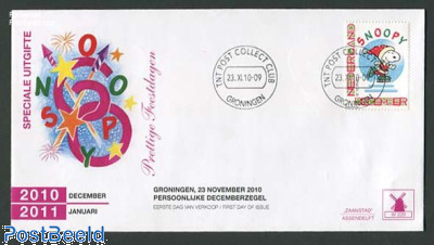 Personal Christmas, Snoopy FDC