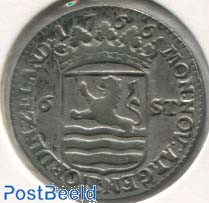 Zeeland, Scheepjesschelling (6 Stuiver) 1766