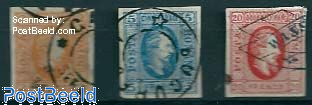 Definitives, Cuza, used 3v