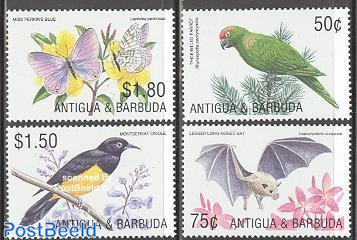 Caribbean fauna 4v