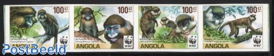 WWF, Macaco 4v [+] or [::::] Imperforated