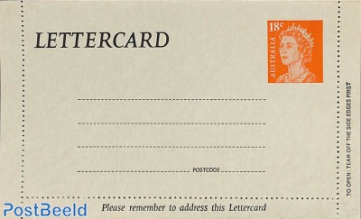 Letter card 18c