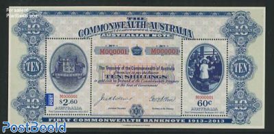 100 Years Commonwealth Banknotes s/s