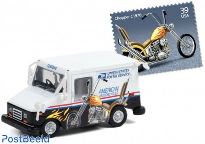 Grumman LLV - USPS 'American Motorcycles Stamp design'