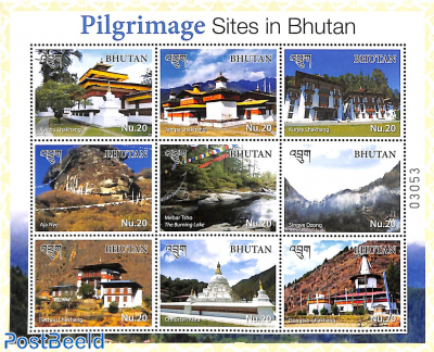 Pilgrimage sites in Bhutan 9v m/s