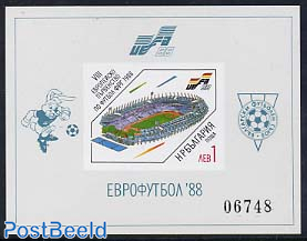 European football games Germany imperforated s/s