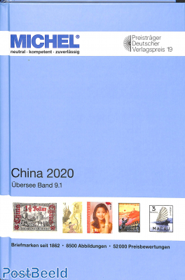 Michel catalogue overseas 9.1, China, 2020 edition