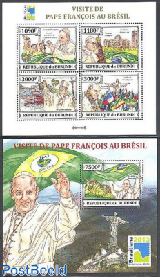 Visit of pope Francis to Brazil 2 s/s