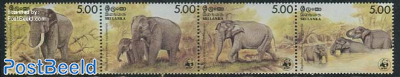 Ceylon elephant 4v [:::]