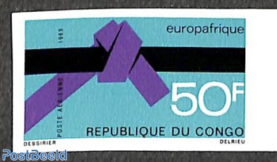 Europafrique 1v, imperforated