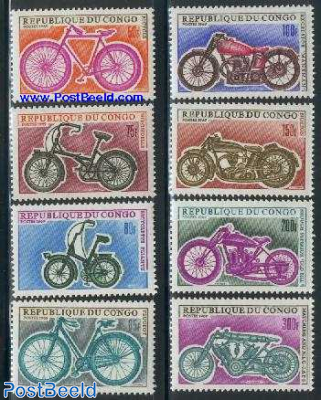 Motor cycles & bicycles 8v