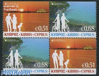 Europe, Visit Cyprus 4v [+] from booklet