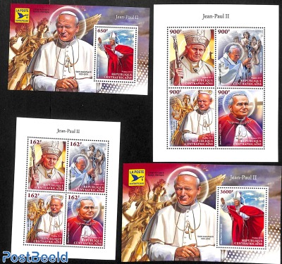 Pope John Paul II 4 s/s