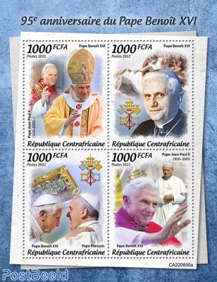 95th anniversary of Pope Benedict XVI