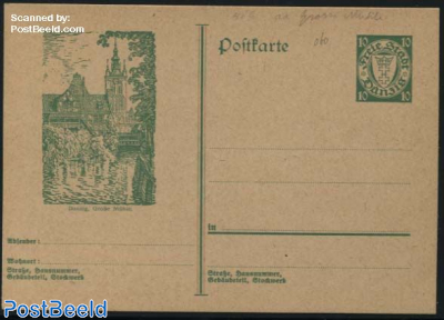 Illustrated postcard 10pf, Grosse Muehle