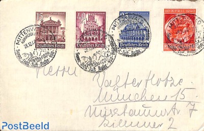 Letter with Winter Aid stamps