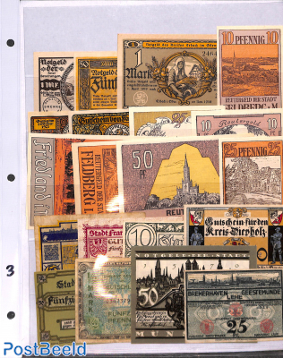 Notgeld Collection, 20 notes