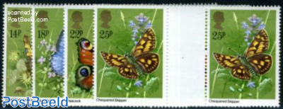 Butterflies 4v, gutter pairs