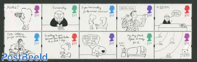 Greeting stamps 10v safety perf.