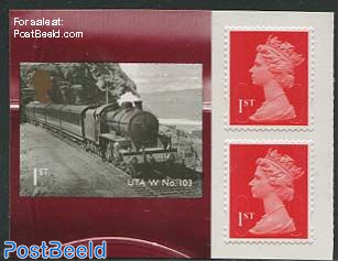 Locomotive booklet pane