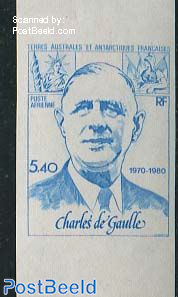 Charles de Gaulle 1v, Colour proof