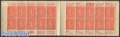 20x50c booklet (Phenix-Du-Calvet-Du)