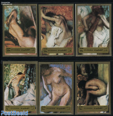 Degas paintings 6v, imperforated