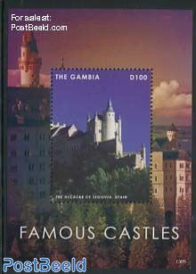 Famous Castles, Alcazar of Segovia s/s