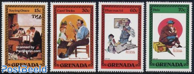 Rockwell paintings 4v